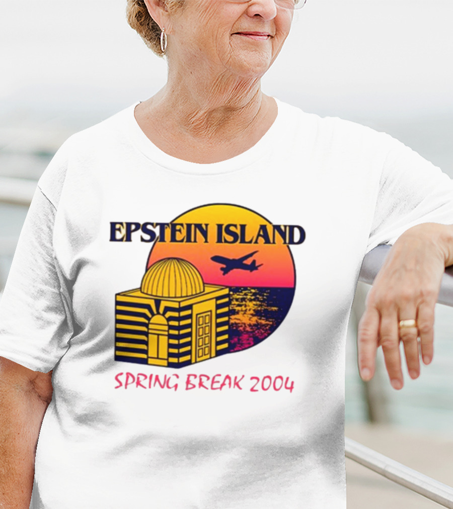 Shitheadsteve Epstein Island Airplane Dome Sunset Spring Break 2004 T-Shirt