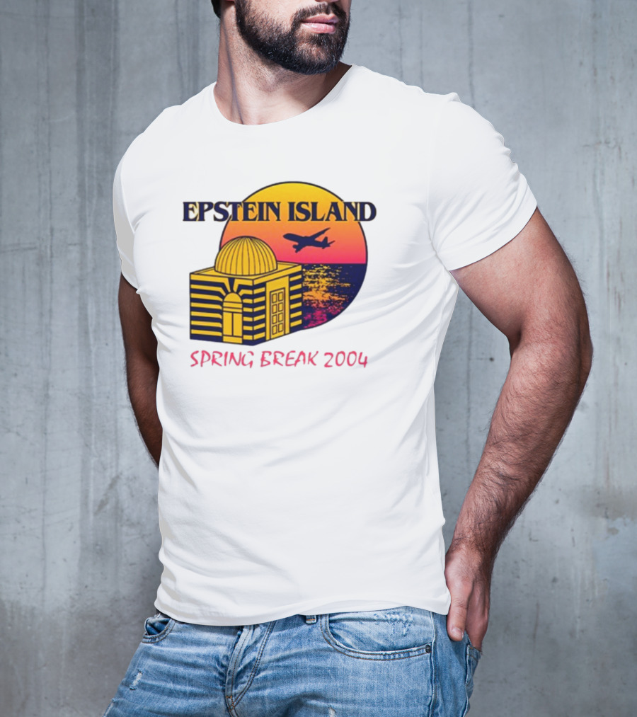 Shitheadsteve Epstein Island Airplane Dome Sunset Spring Break 2004 T-Shirt