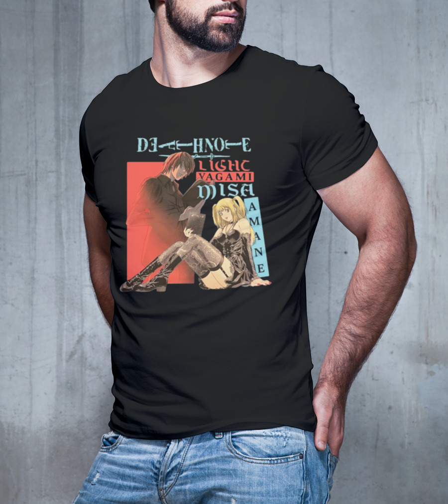 Death Note Light Yagami Misa Amane T-Shirt