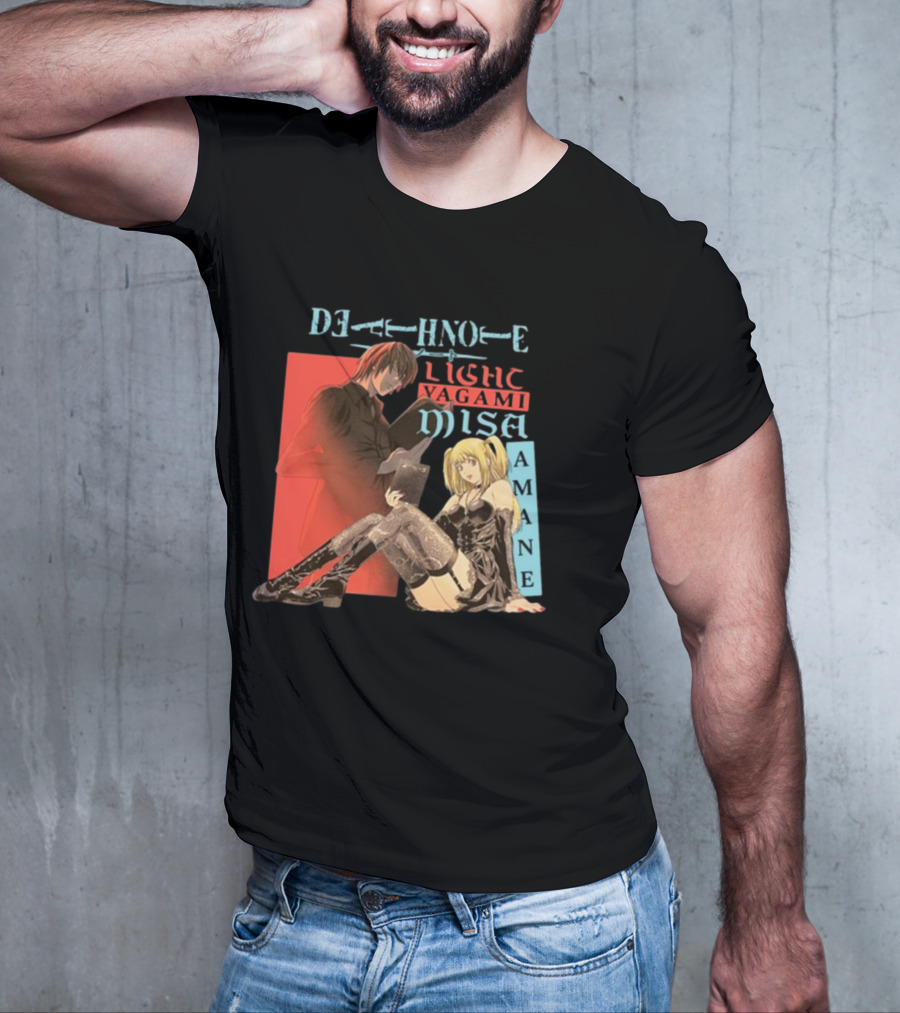 Death Note Light Yagami Misa Amane T-Shirt