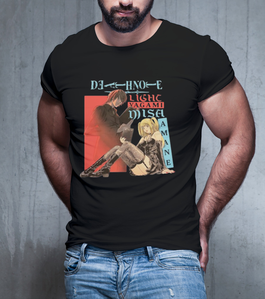 Death Note Light Yagami Misa Amane T-Shirt