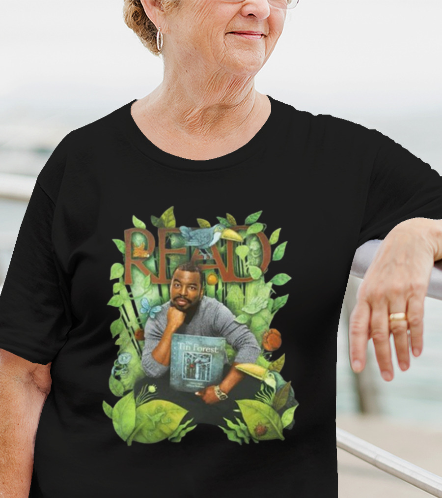READ The Tin Forest Book Cover With Nature T-Shirt