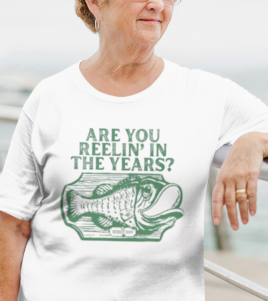Stereospectralprints Steely Dan Are You Reelin' In The Years Fish T-Shirt
