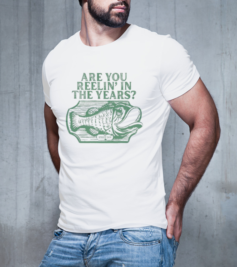 Stereospectralprints Steely Dan Are You Reelin' In The Years Fish T-Shirt
