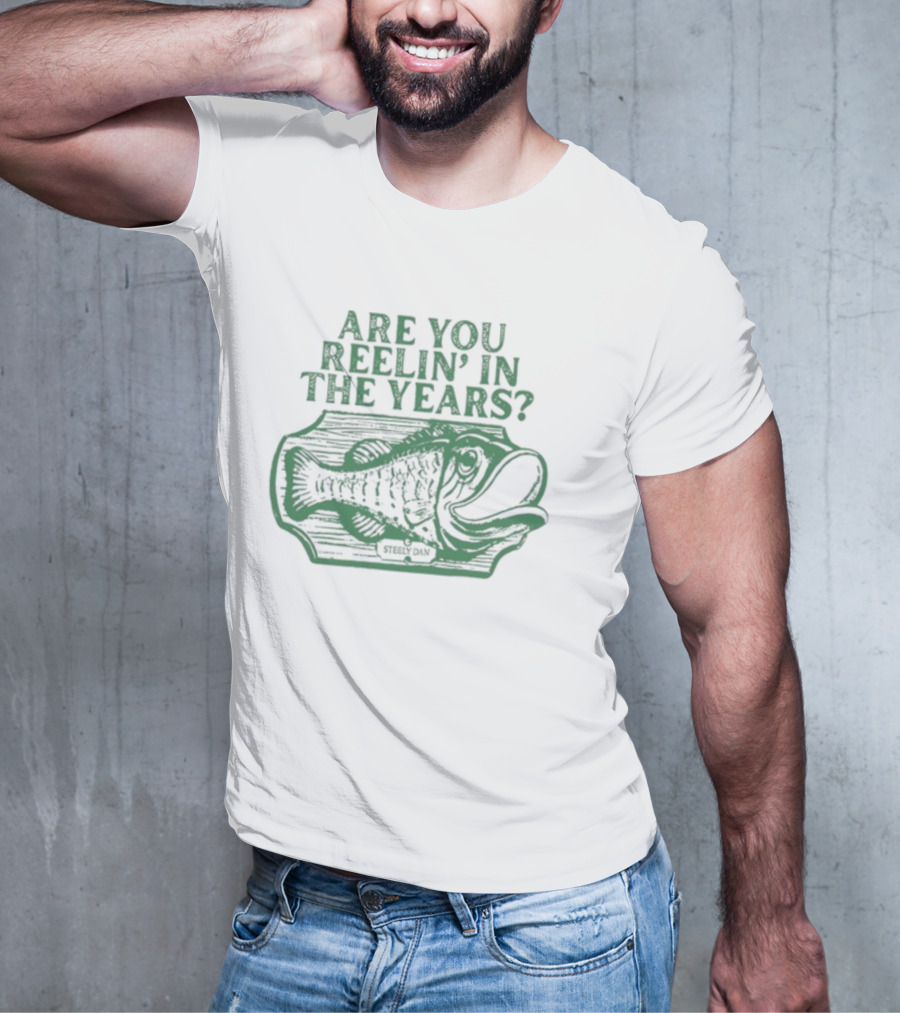 Stereospectralprints Steely Dan Are You Reelin' In The Years Fish T-Shirt