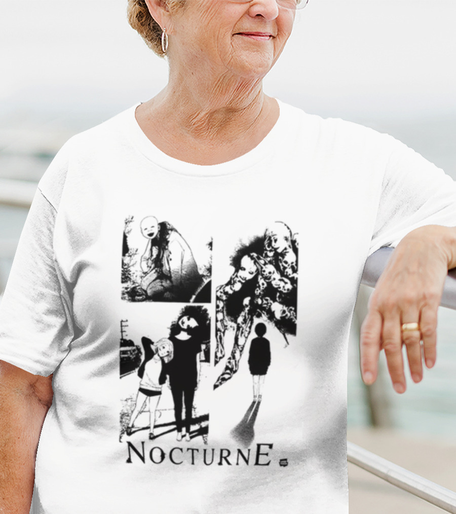 Nocturne Fyyaa123 Mysterious Panels Horror Figures T-Shirt