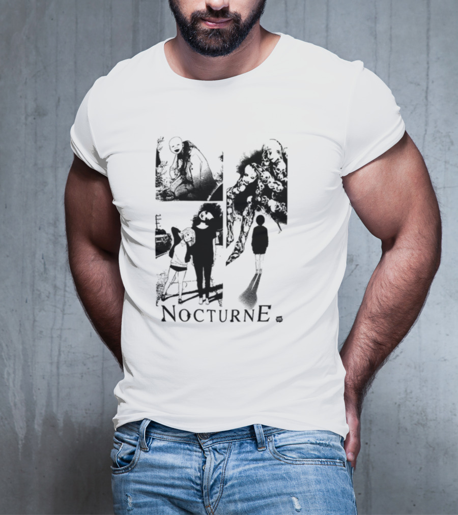 Nocturne Fyyaa123 Mysterious Panels Horror Figures T-Shirt