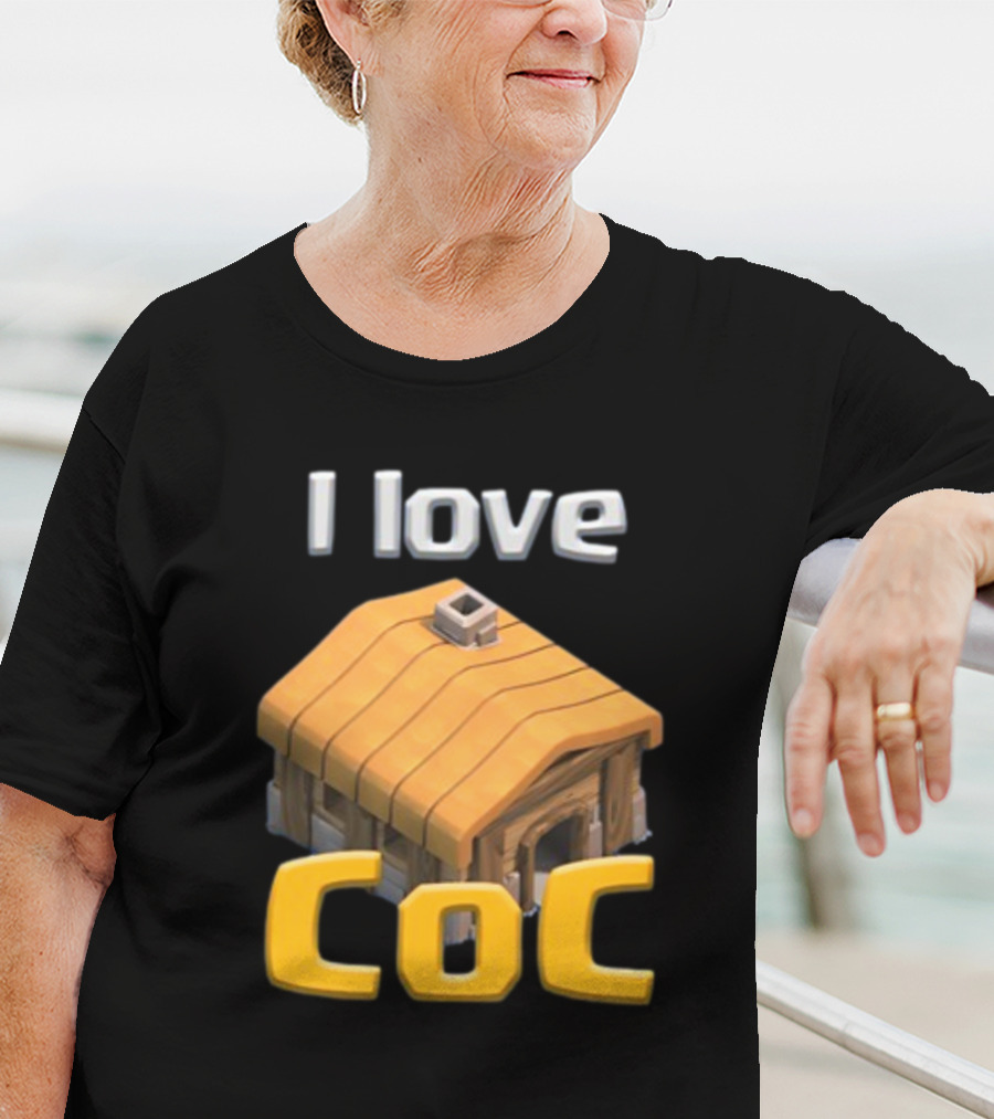 I Love Clash Of Clans Coc T-Shirt