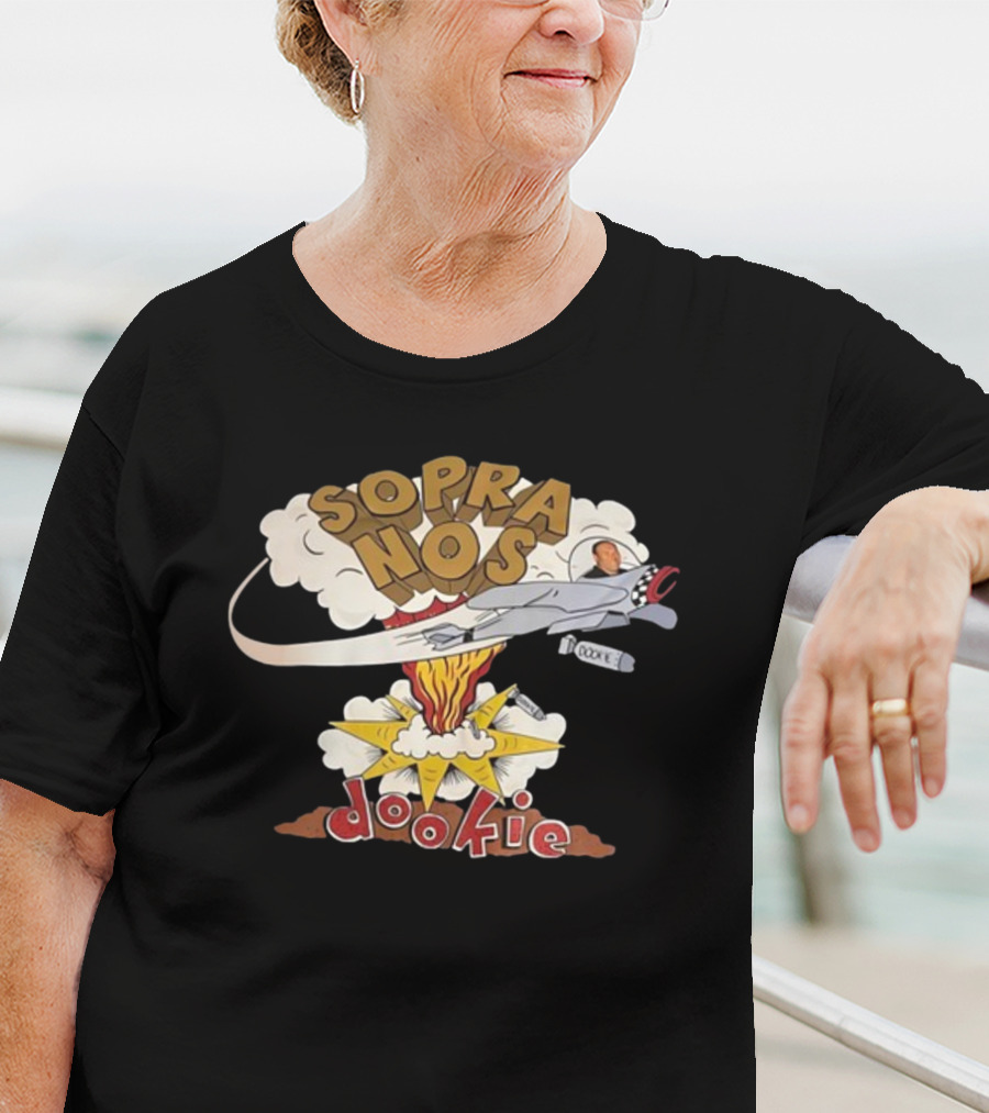 Methsyndicate Sopranos Dookie Parody Rocket Explosion James Gandolfini T-Shirt