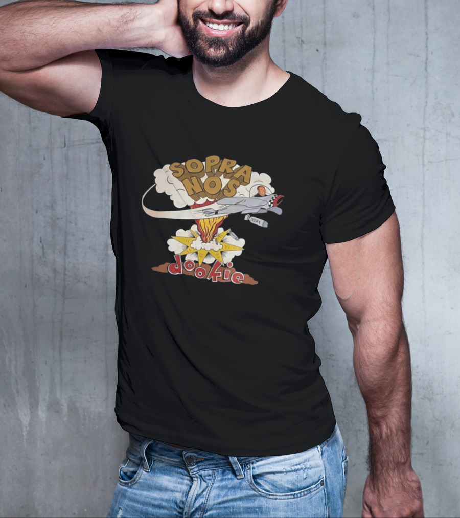 Methsyndicate Sopranos Dookie Parody Rocket Explosion James Gandolfini T-Shirt
