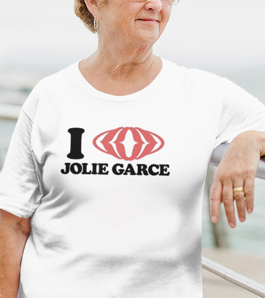 I Love Jolie Garce Red Lips T-Shirt