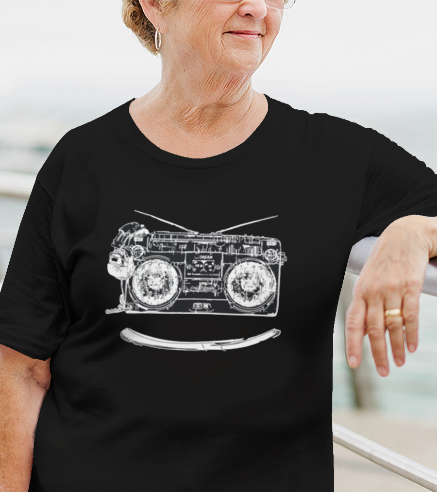 Ezriadrm Classic Boombox Grin Box Set T-Shirt