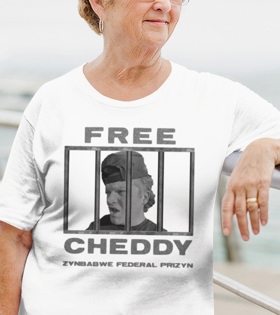 Free Cheddy Behind Bars Zimbabwe Federal Prizyn T-Shirt