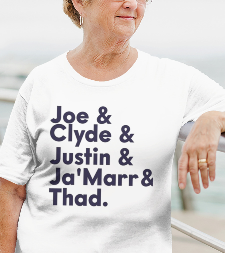 Joe Clyde Justin Ja'Marr Thad Football Legends Bengals NFL T-Shirt