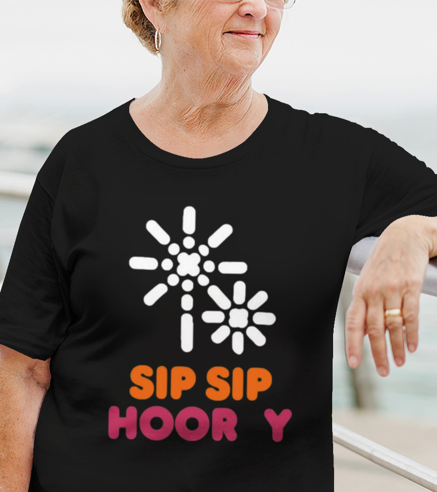 NeoooBs Sip Sip Hooray Y Dunkin' T-Shirt