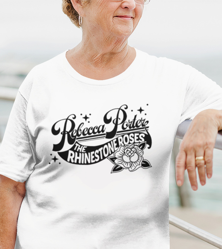 Rebecca Porter And The Rhinestone Roses Vintage Floral T-Shirt