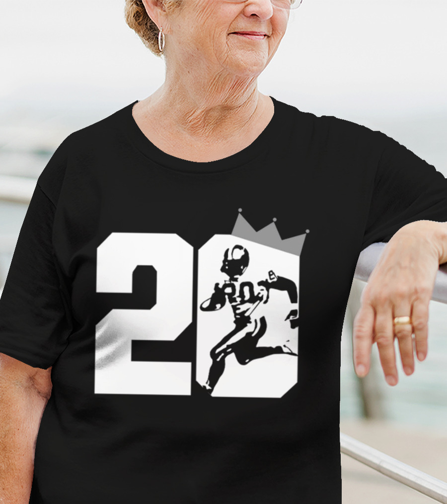 Eminem Barry Sanders 20 King Football Legend T-Shirt