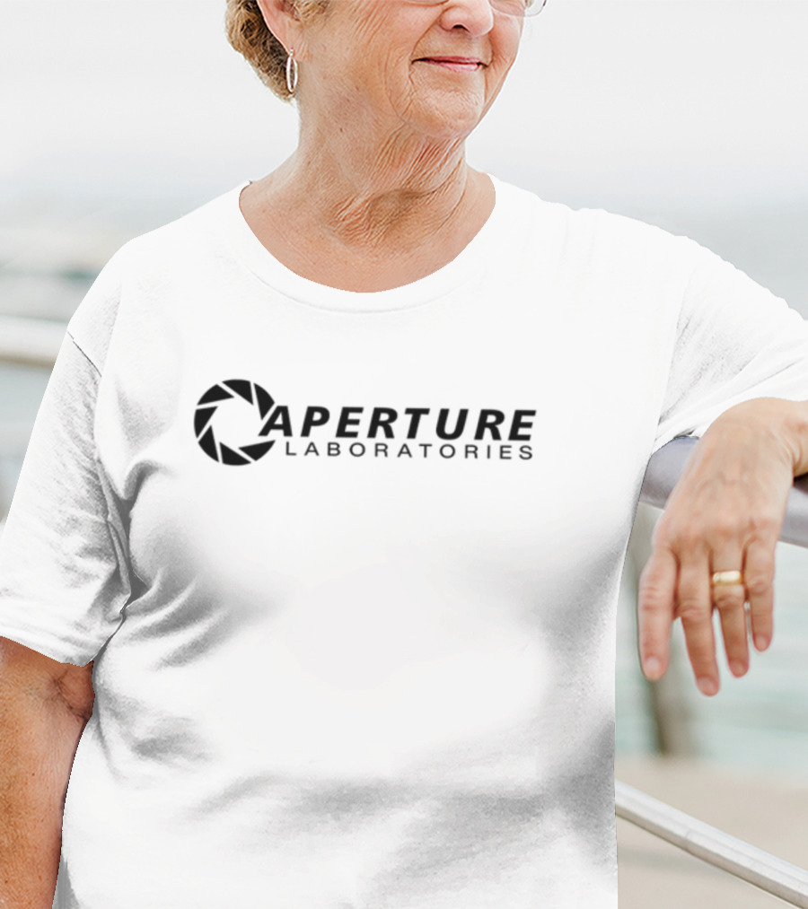 Aperture Laboratories Science Logo Fan Merchandise T-Shirt