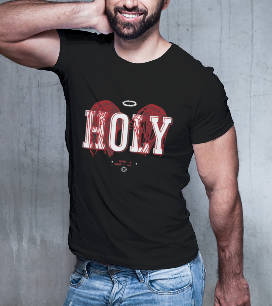 Holy 1 Peter 1 16 Keep It Holy Wings Halo T-Shirt