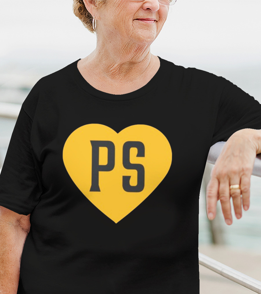 Peter Seidler PS Yellow Heart T-Shirt