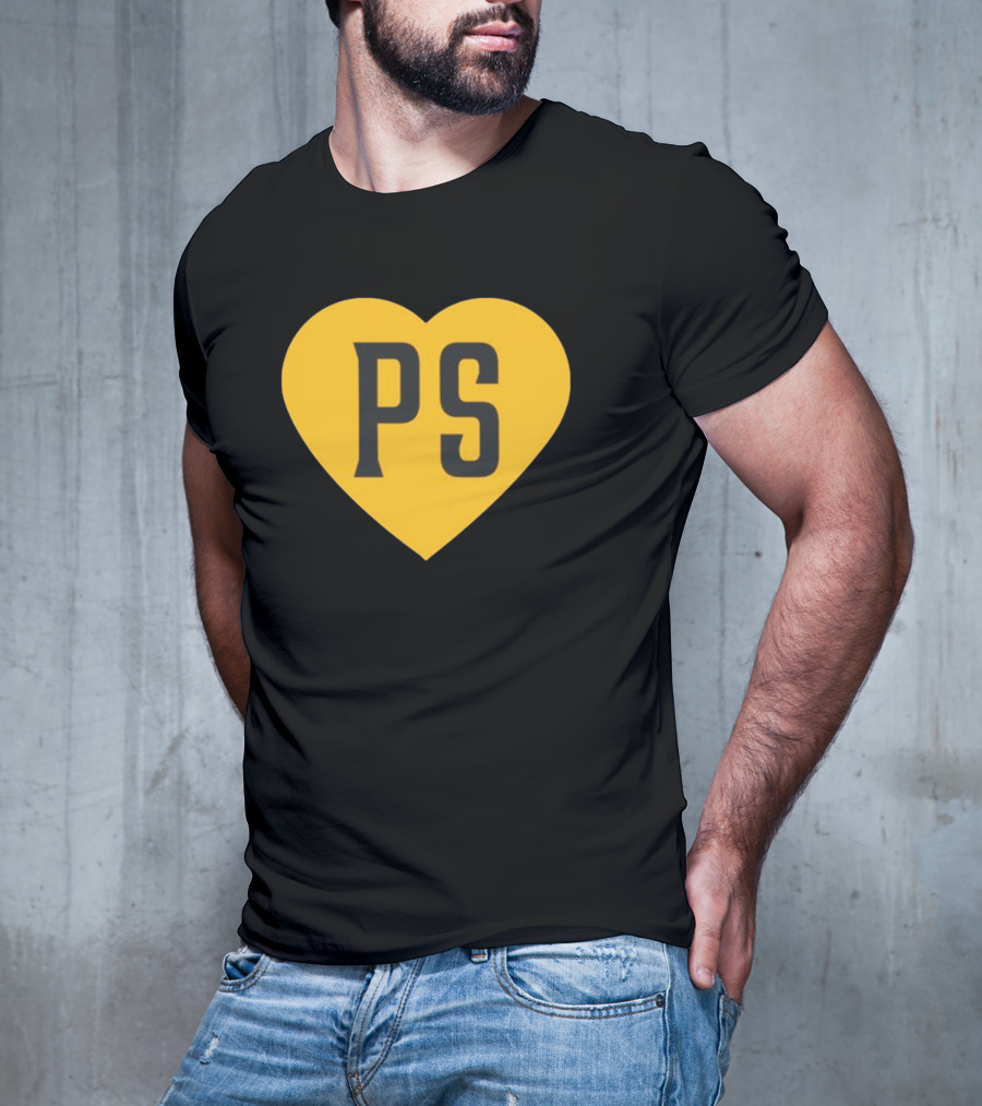 Peter Seidler PS Yellow Heart T-Shirt