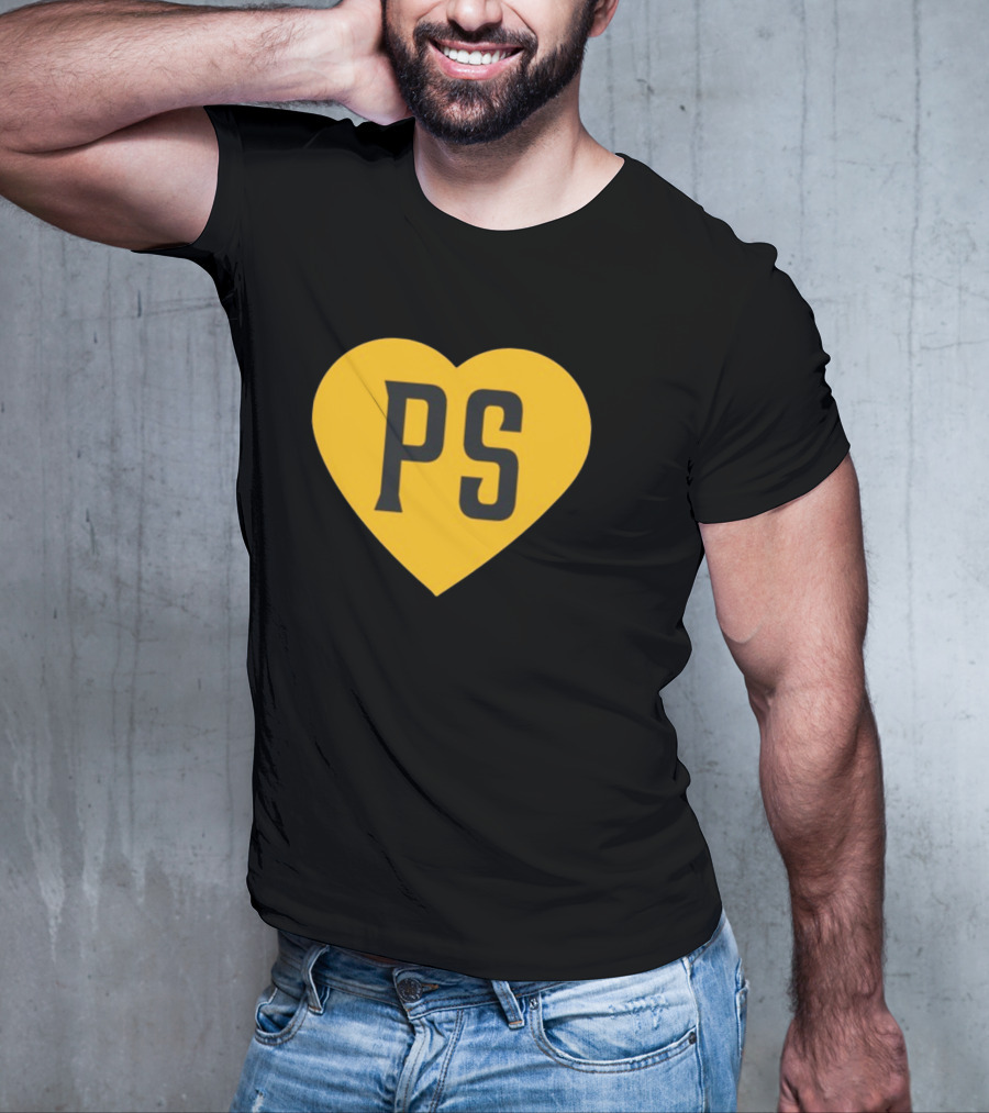 Peter Seidler PS Yellow Heart T-Shirt