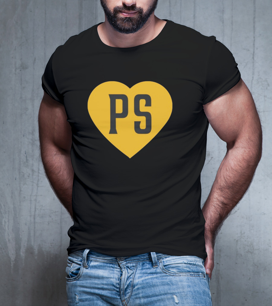 Peter Seidler PS Yellow Heart T-Shirt