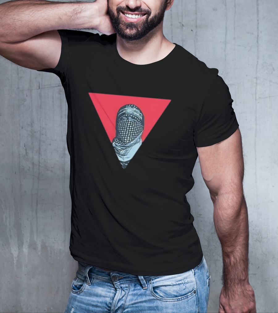 Sprinter99800 Symbol Of Pride And Resistance Red Triangle Masked Figure T-Shirt