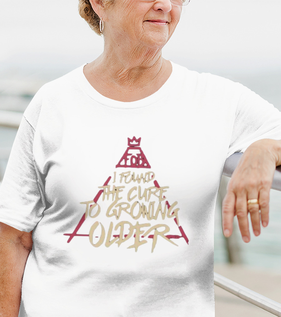 FOB I Found The Cure To Growing Older Crown Pyramid T-Shirt