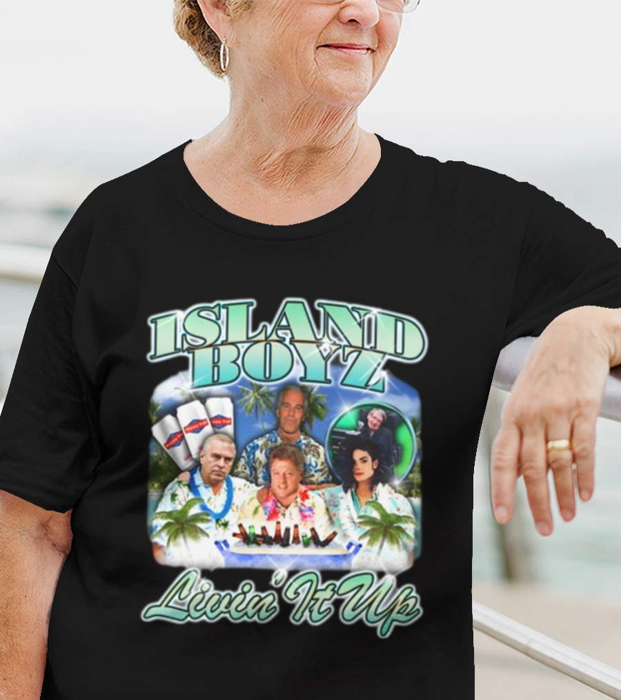 Island Boyz Livin It Up With Tropical Vibes And Friends T-Shirt