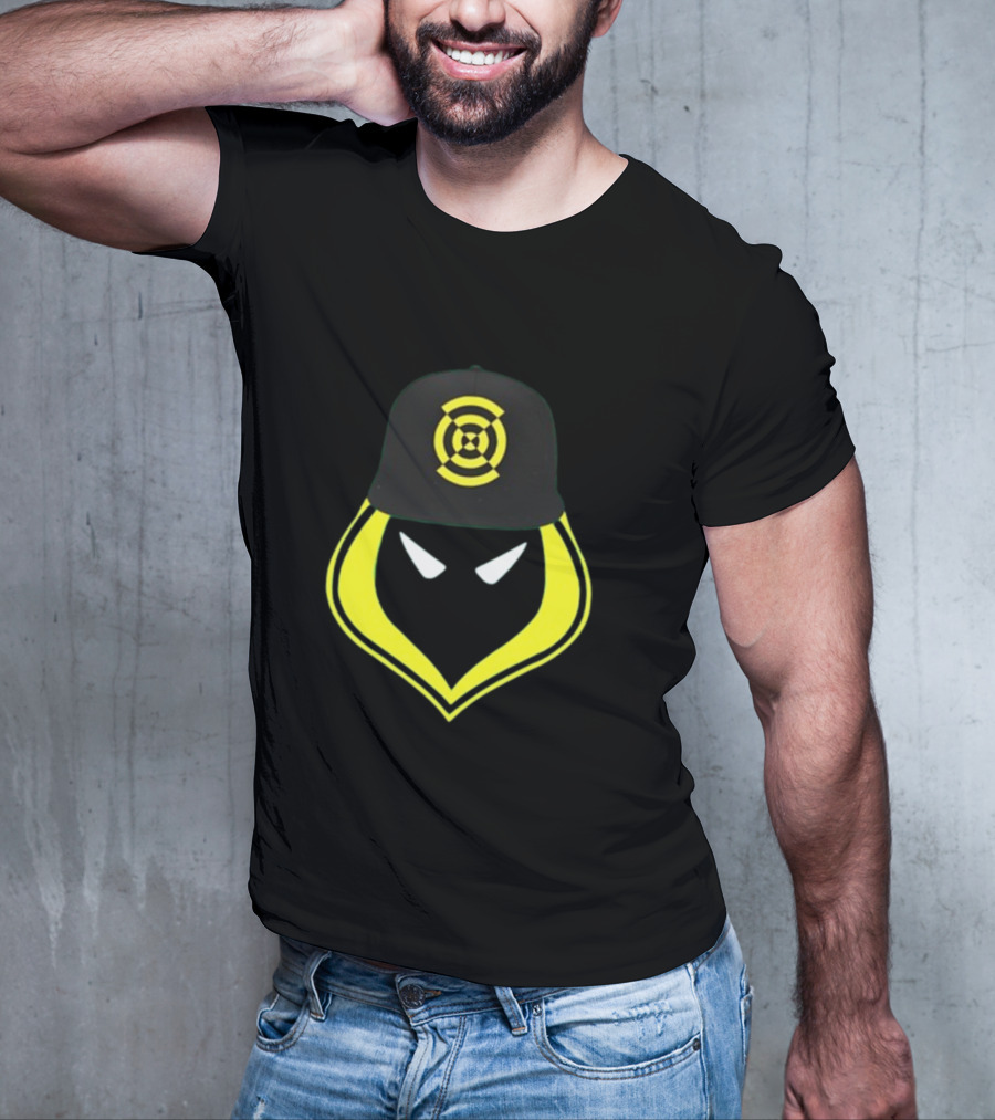 Lag-Liners Stealth Emblem With Black Cap And Yellow T-Shirt