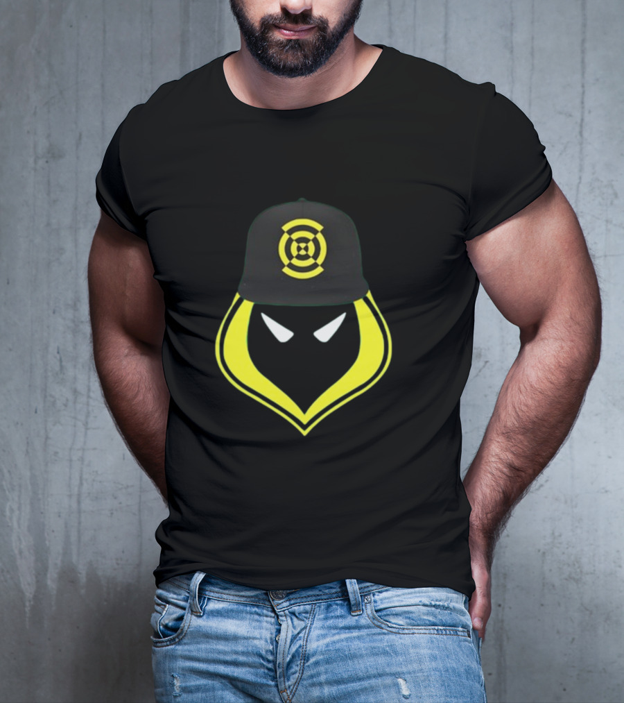 Lag-Liners Stealth Emblem With Black Cap And Yellow T-Shirt
