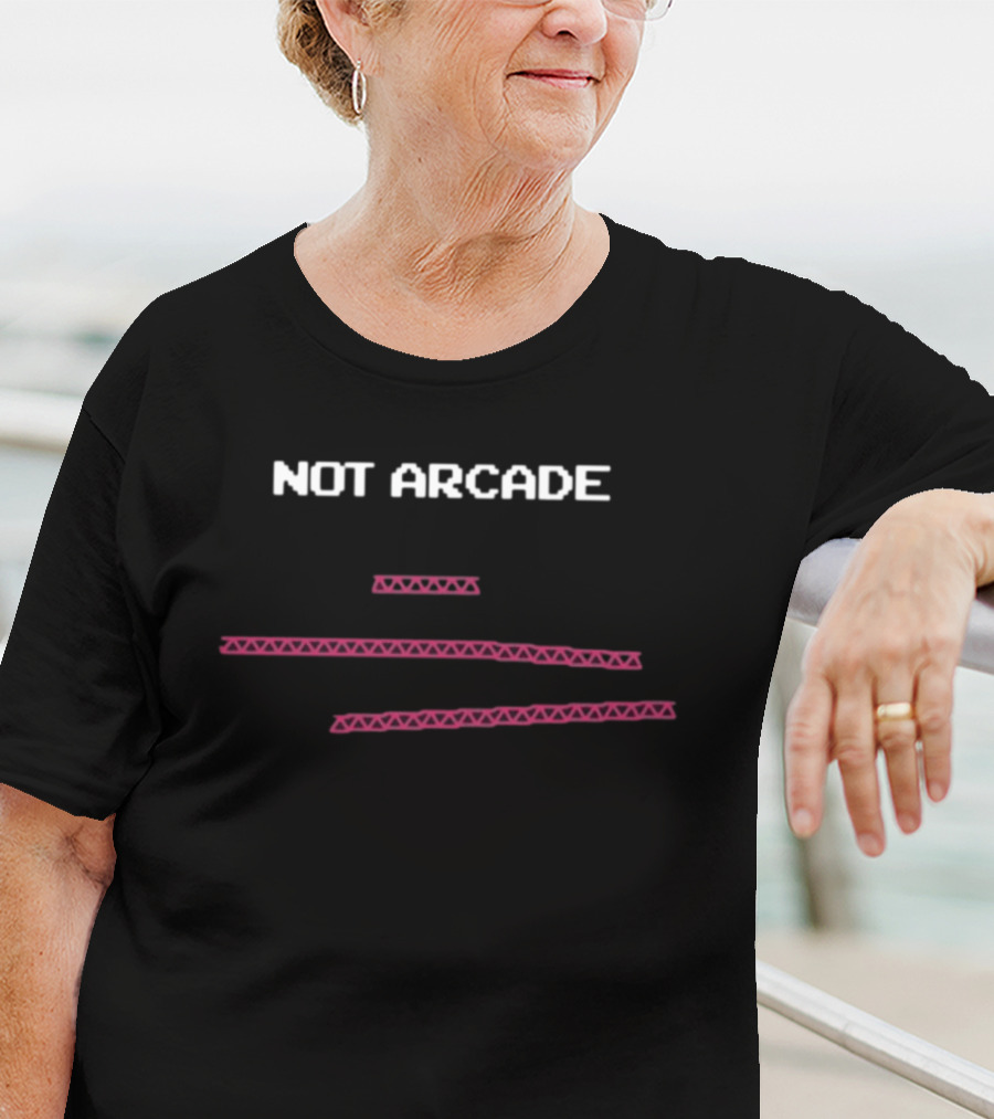 Not Arcade Pixelated T-Shirt