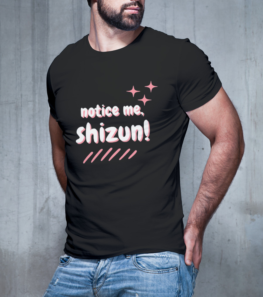 Notice Me Shizun Stars Pink Stripes T-Shirt