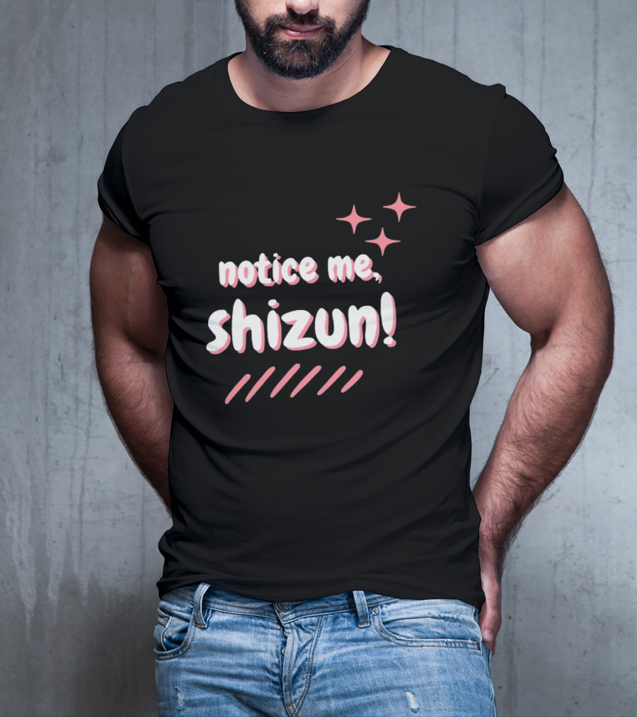 Notice Me Shizun Stars Pink Stripes T-Shirt