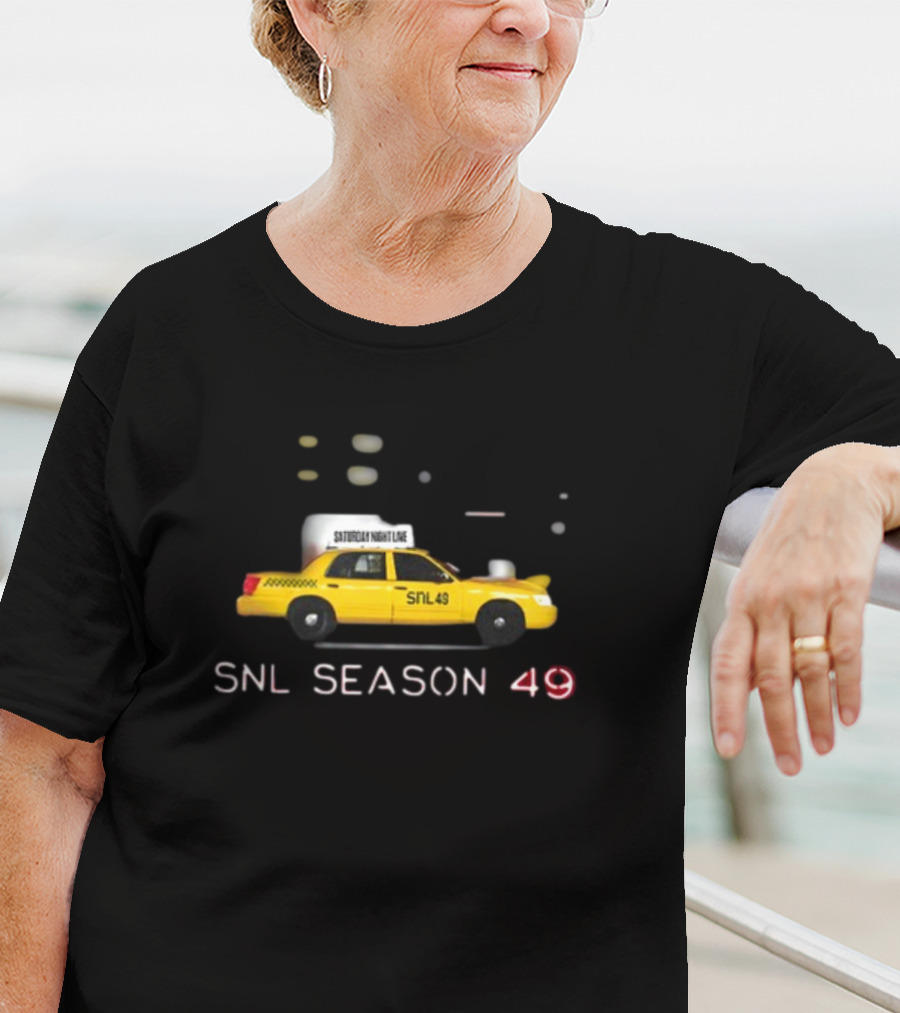 SNL Season 49 Saturday Night Live January 20 Taxi T-Shirt