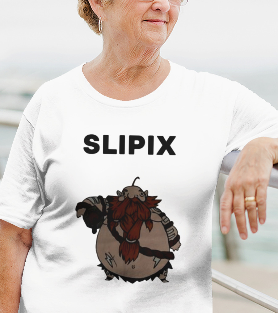 Slipix Tds Character Bold Bearded Figure T-Shirt