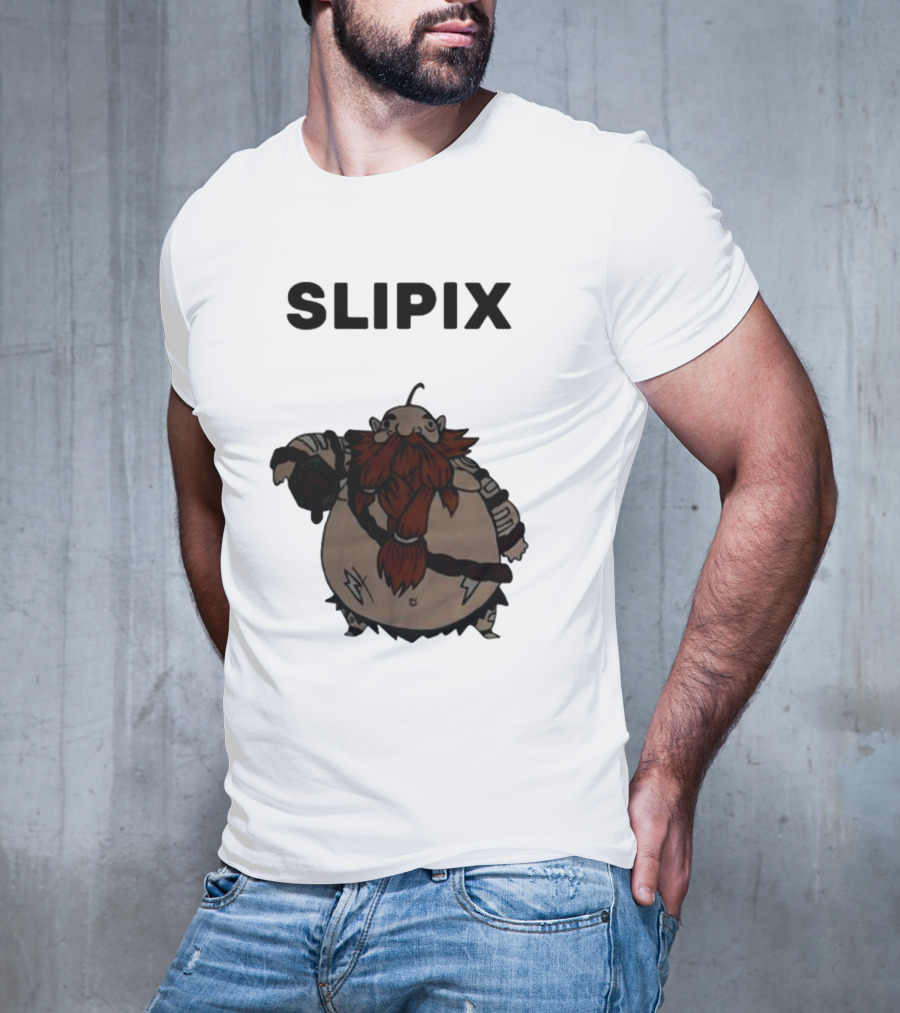 Slipix Tds Character Bold Bearded Figure T-Shirt
