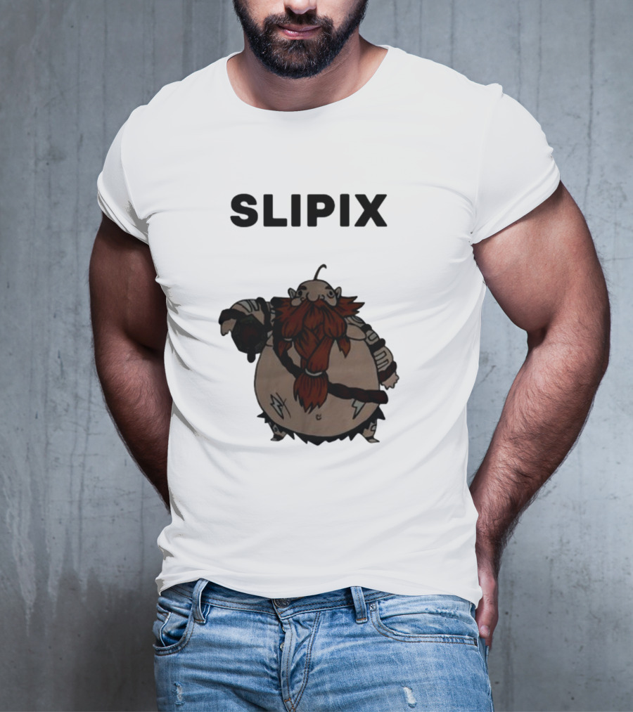 Slipix Tds Character Bold Bearded Figure T-Shirt