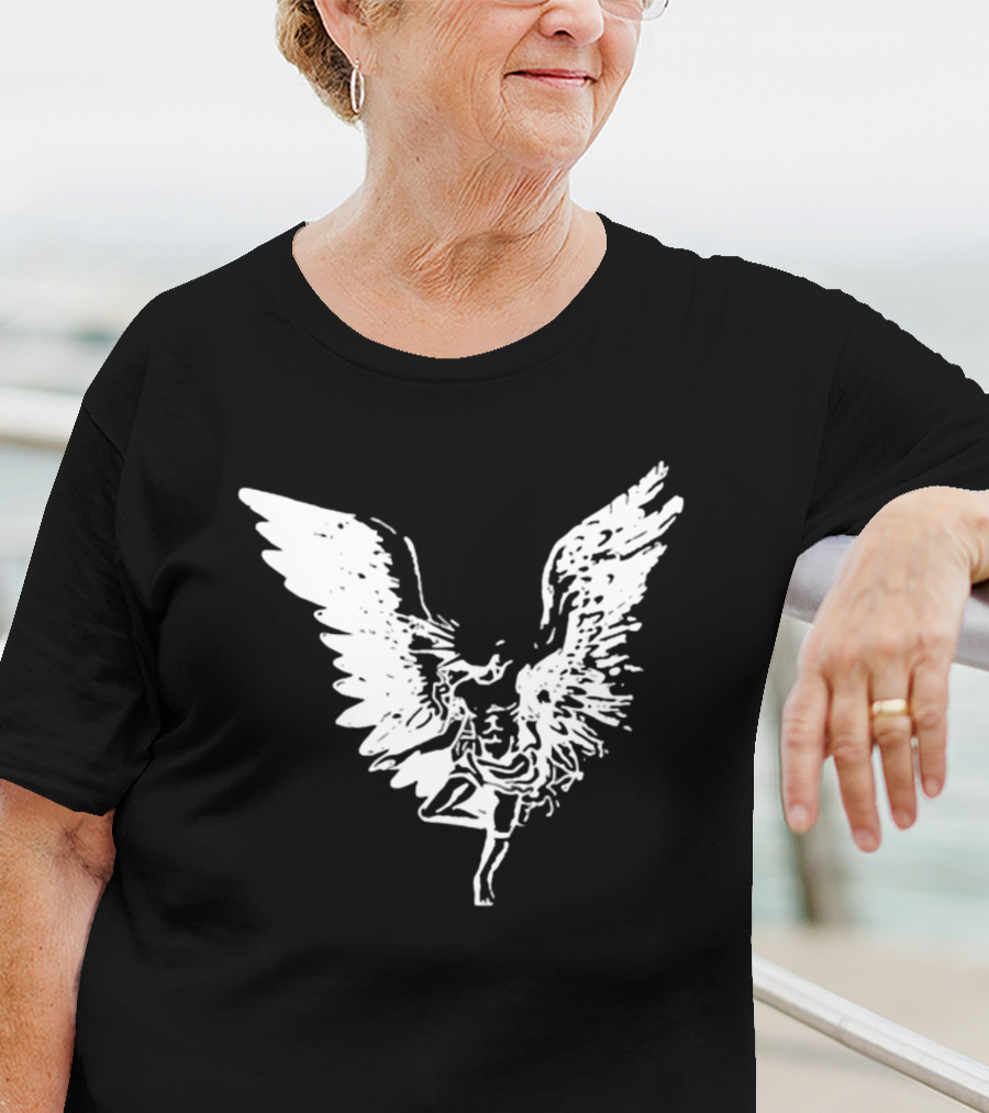 Therapy When I Get Rich All The Homies Getting Therapy Angel Wings T-Shirt