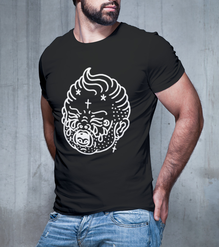 Wade Macneil Crybaby Monochrome T-Shirt