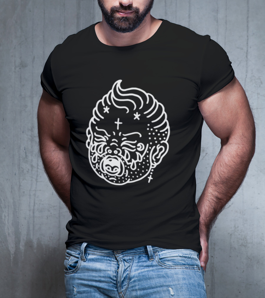 Wade Macneil Crybaby Monochrome T-Shirt