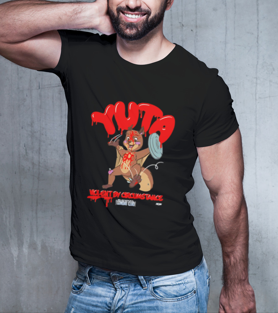 Yuta Violent By Circumstance BCC Combat Club Cartoon T-Shirt