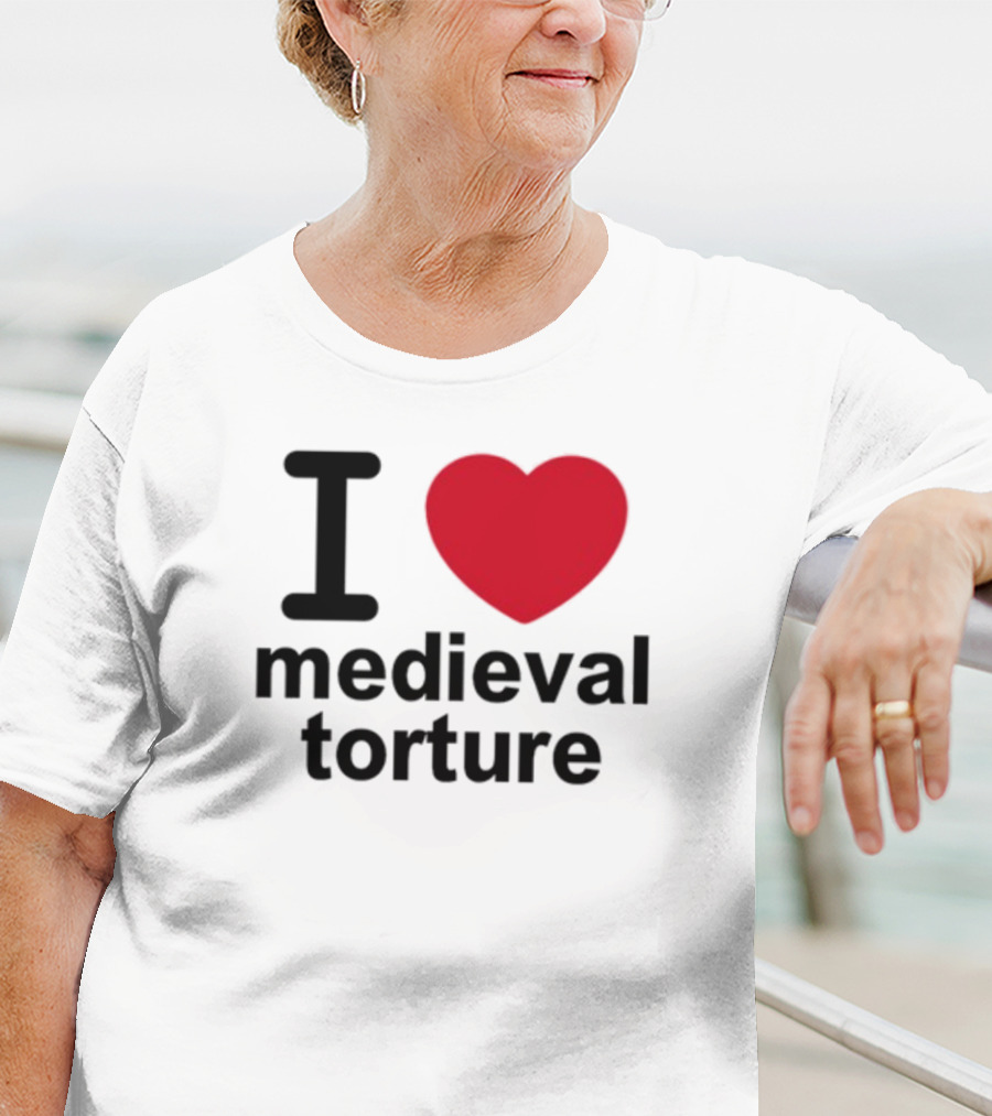 Wii Goth I Love Medieval Torture T-Shirt