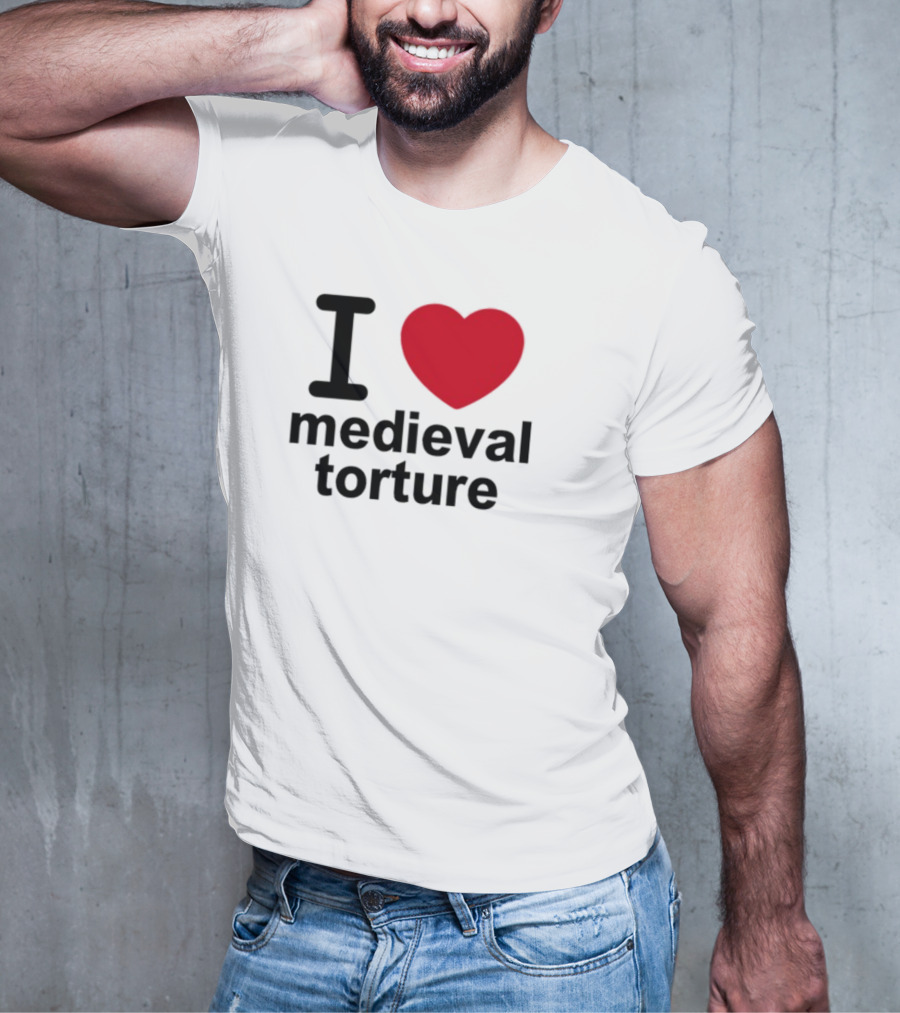Wii Goth I Love Medieval Torture T-Shirt
