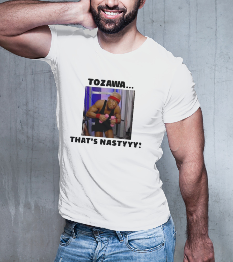 Tozawa. That’s Nastyyy Pink Dumbbells Fitness Focus T-Shirt