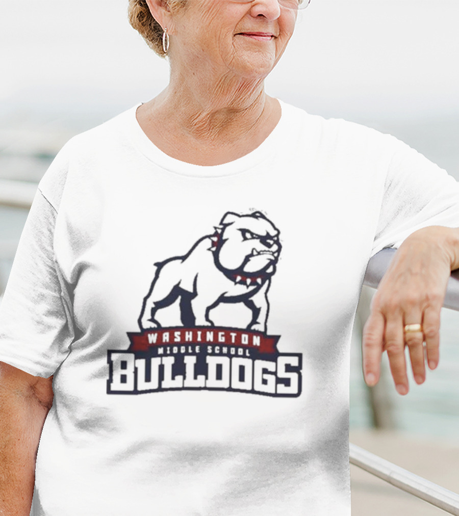 Washington Middle School Bulldogs Mascot T-Shirt