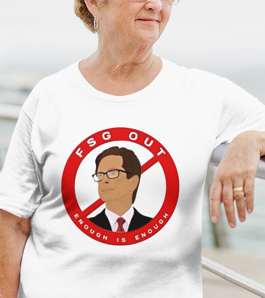 FSG Out Enough Is Enough Red Circle Protest T-Shirt