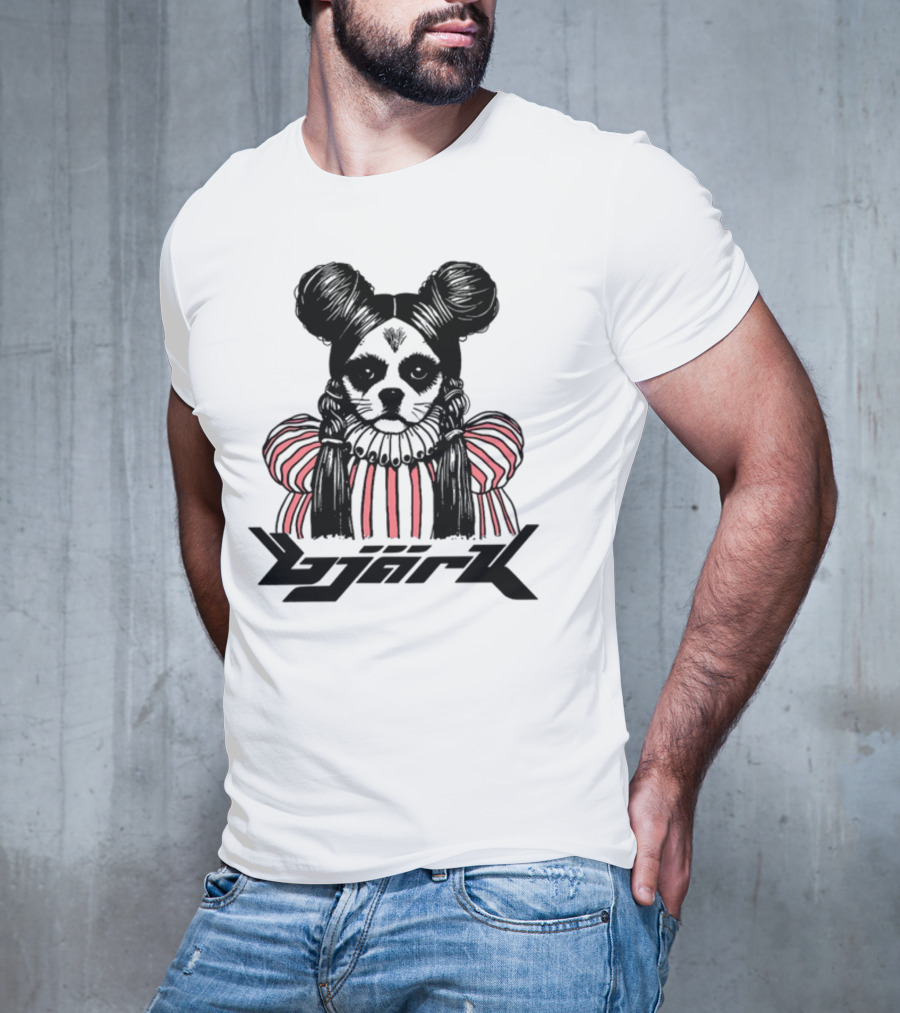 Bjark Sthtgohard Monochrome Dog T-Shirt