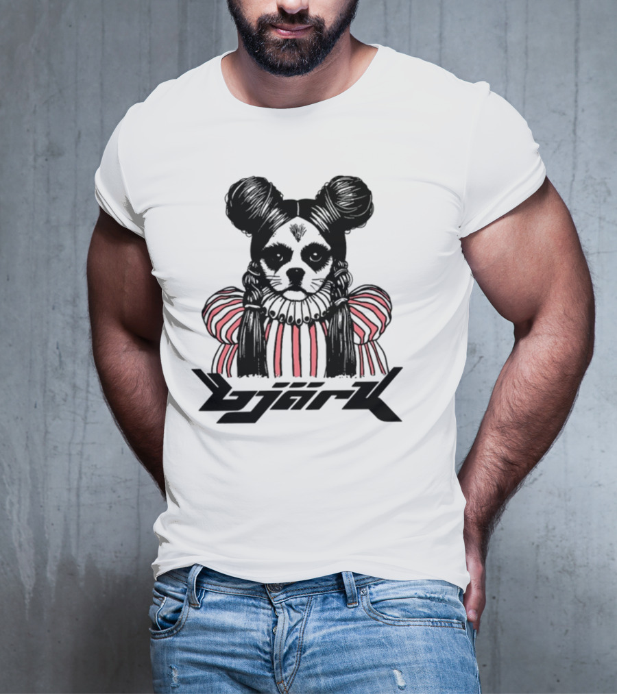 Bjark Sthtgohard Monochrome Dog T-Shirt